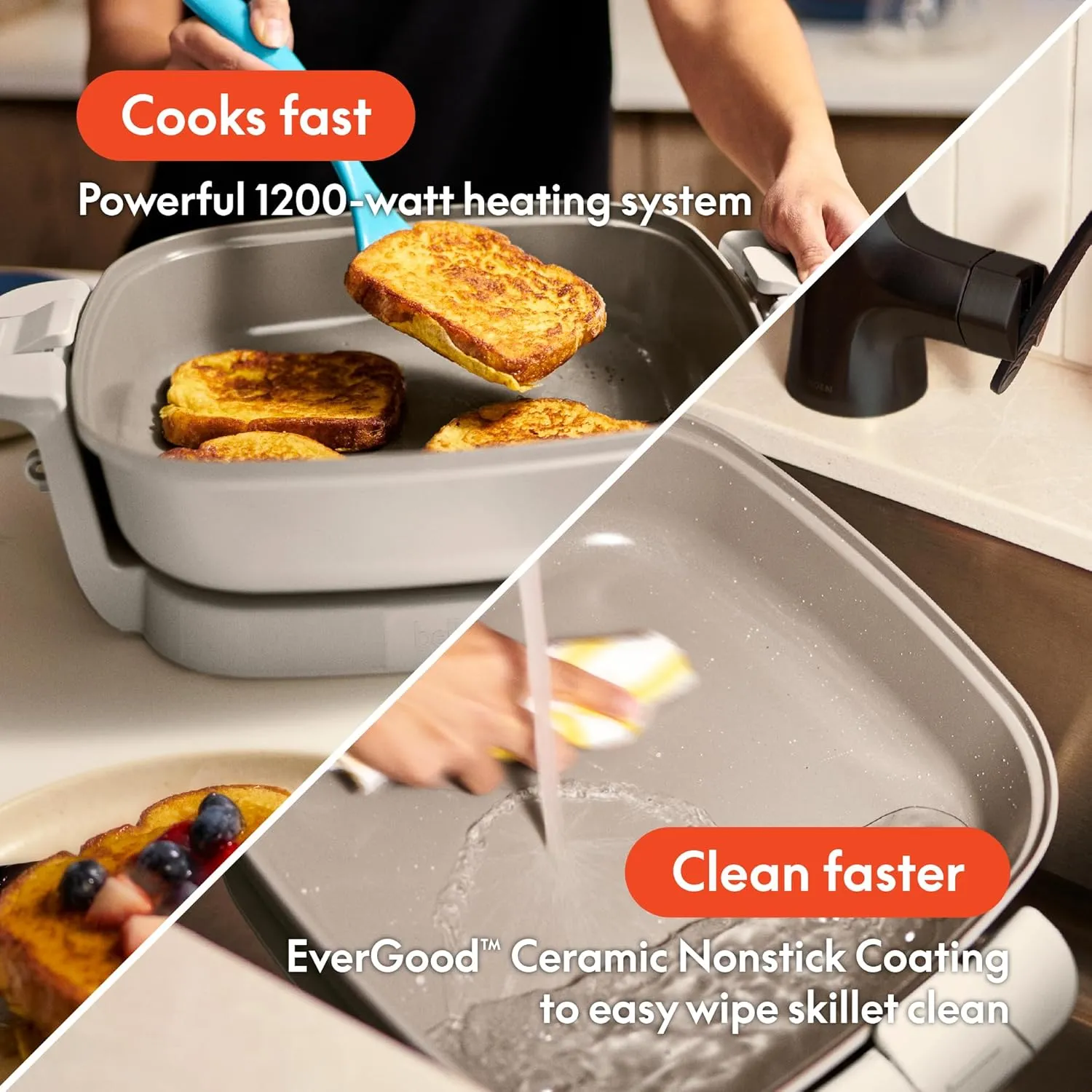 bella Make and Take Electric Skillet