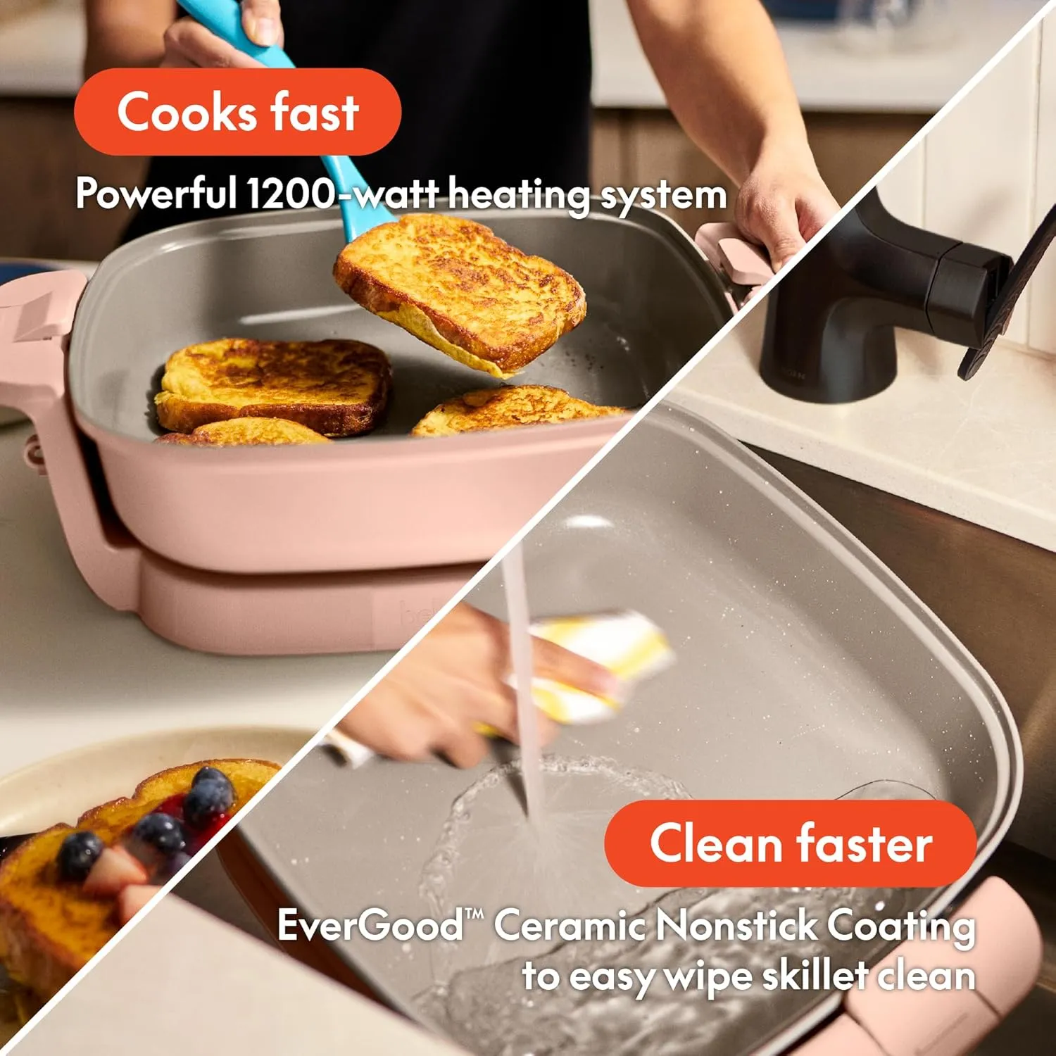 bella Make and Take Electric Skillet