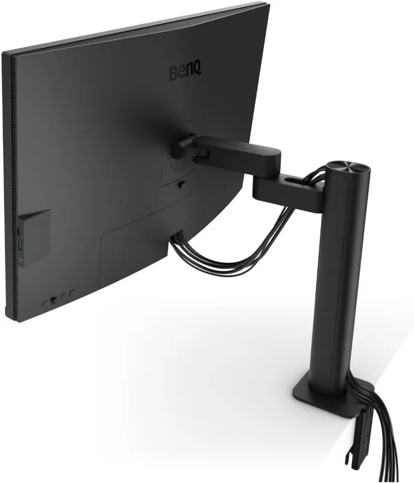 BenQ PD3205UA Ergo Arm Mac-Ready 32" 4K UHD | 99% Rec.709 & sRGB | IPS | Built-In Ergo Mount | ICCSync | Uniformity | Delta E≤3 | Calibration Report | AQCOLOR | Pantone | USB-Hub | USB-C (90W)
