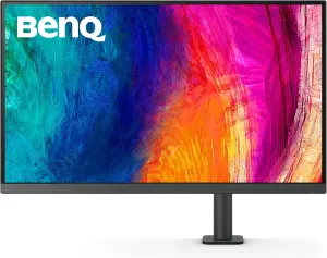 BenQ PD3205UA Ergo Arm Mac-Ready 32" 4K UHD | 99% Rec.709 & sRGB | IPS | Built-In Ergo Mount | ICCSync | Uniformity | Delta E≤3 | CAQCOLOR | Pantone | USB-Hub | USB-C (90W) (Renewed)