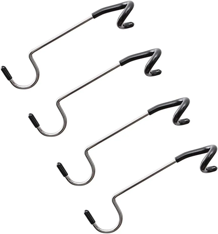 BESPORTBLE 4pcs Tent Light Camping Hanger S Shape Lamp Hanger Versatile Light Pole Hooks for Outdoor Yard Tent Travel