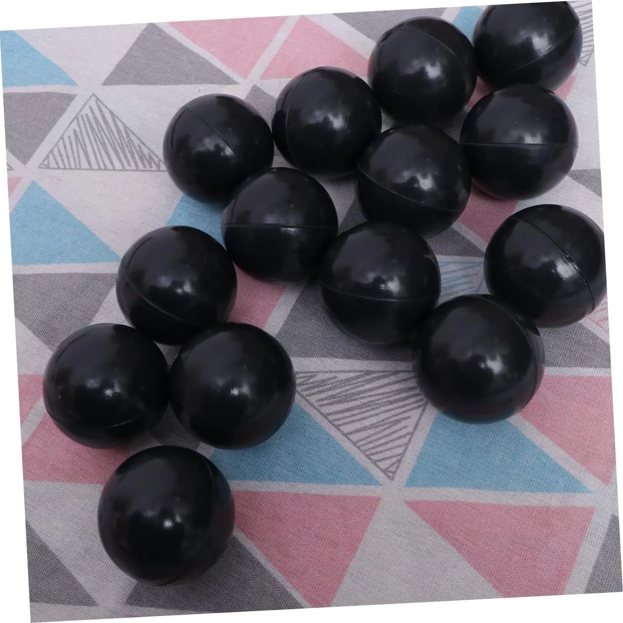 BESPORTBLE Crush Plastic Ocean Balls for Safe Bath Black for Enhanced Hand Eye Coordination and Fun Playtime