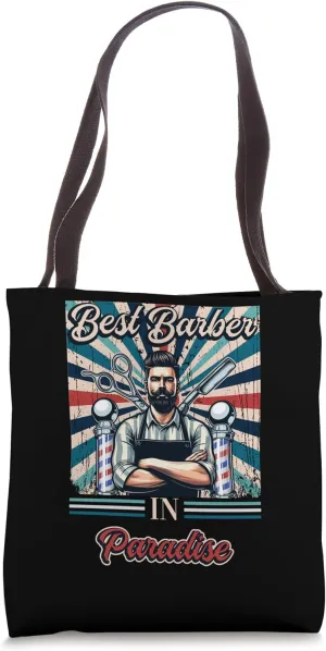Best Barber In Paradise Americas Extraordinaire Cut Tote Bag