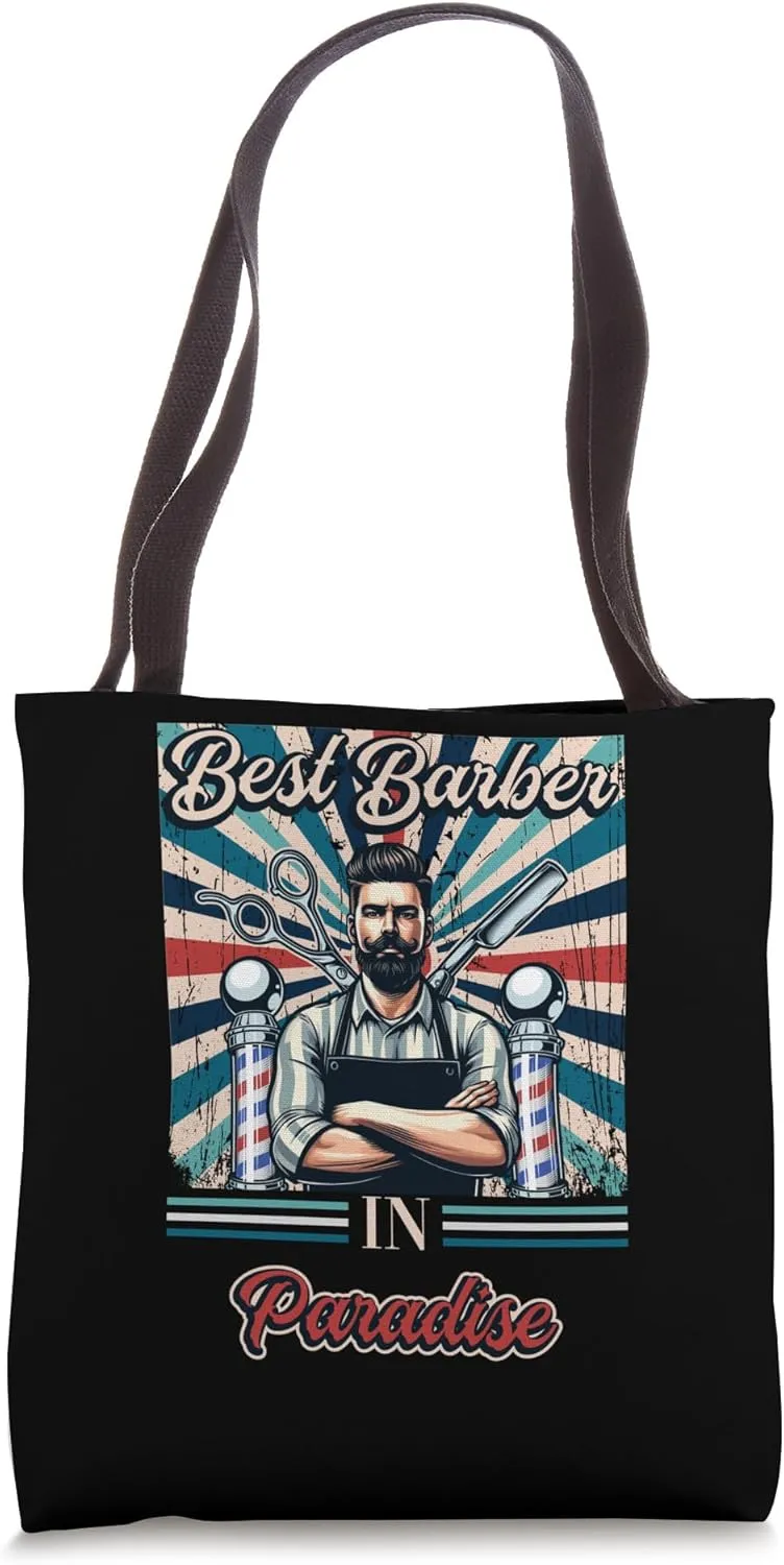 Best Barber In Paradise Americas Extraordinaire Cut Tote Bag