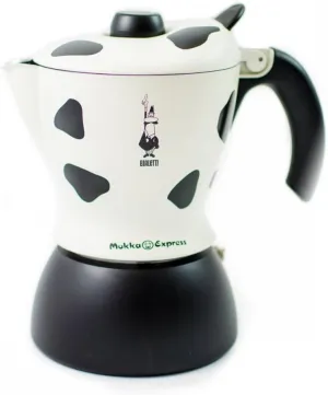 Bialetti Moka Mukka Express Coffee Maker, 2 cups,Small, Aluminum