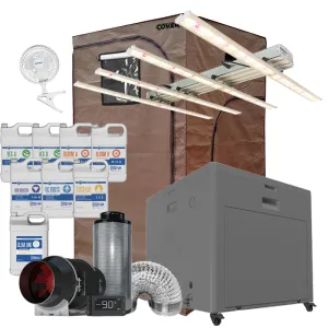 Bifarm AeroXPS Pro 4' x 4' LED Grow Tent Kit With Automated Aeroponics & Ventilation System
