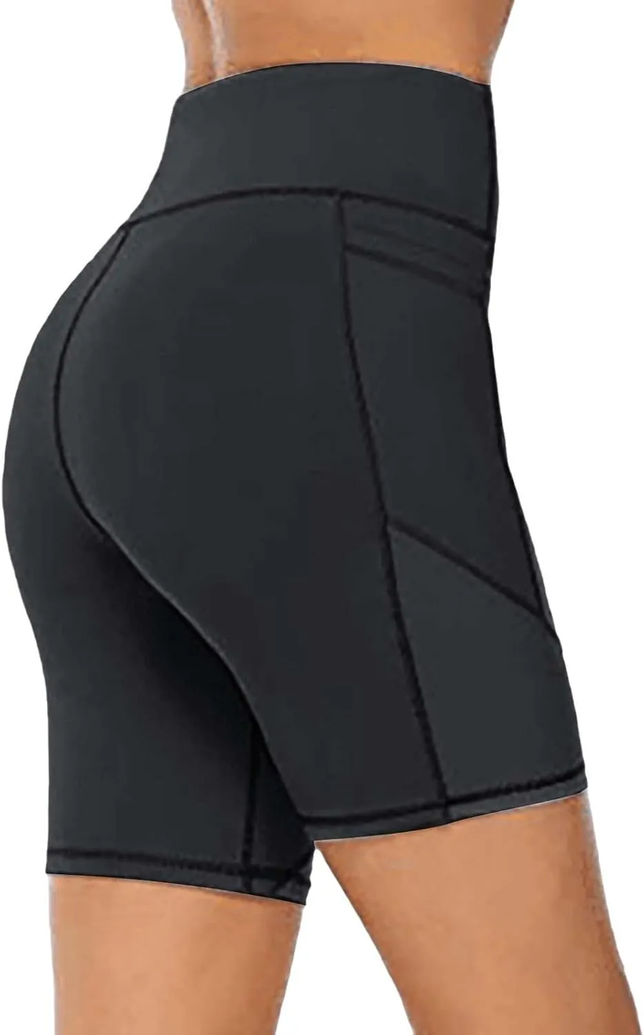 Biker Shorts Women Women's Sports Skinny Hip Quarter Pants High Waisted Yoga Fitness Pants High Waisted Butt