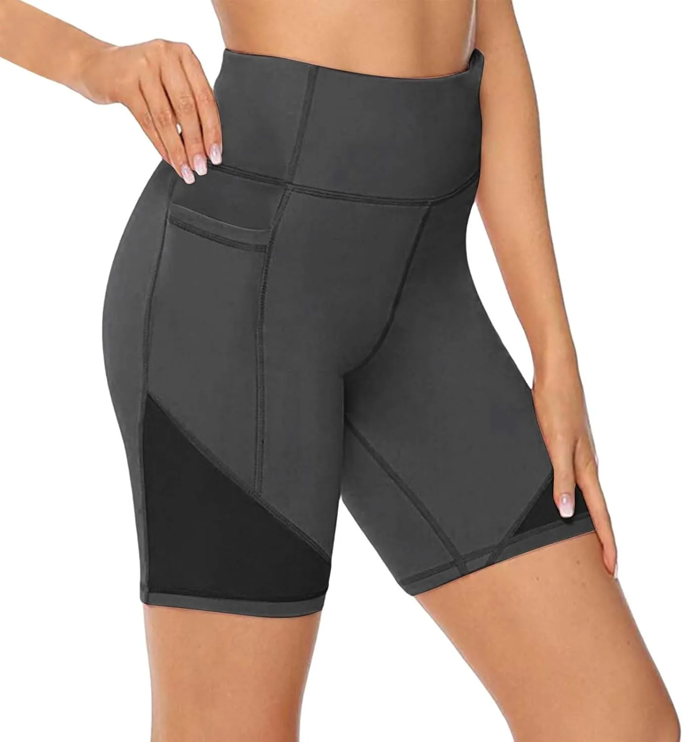 Biker Shorts Women Women's Sports Skinny Hip Quarter Pants High Waisted Yoga Fitness Pants High Waisted Butt
