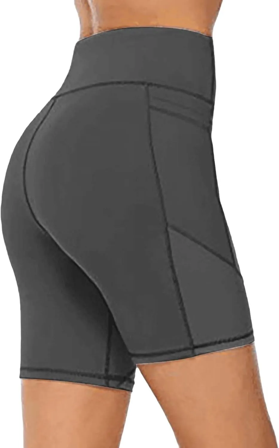 Biker Shorts Women Women's Sports Skinny Hip Quarter Pants High Waisted Yoga Fitness Pants High Waisted Butt