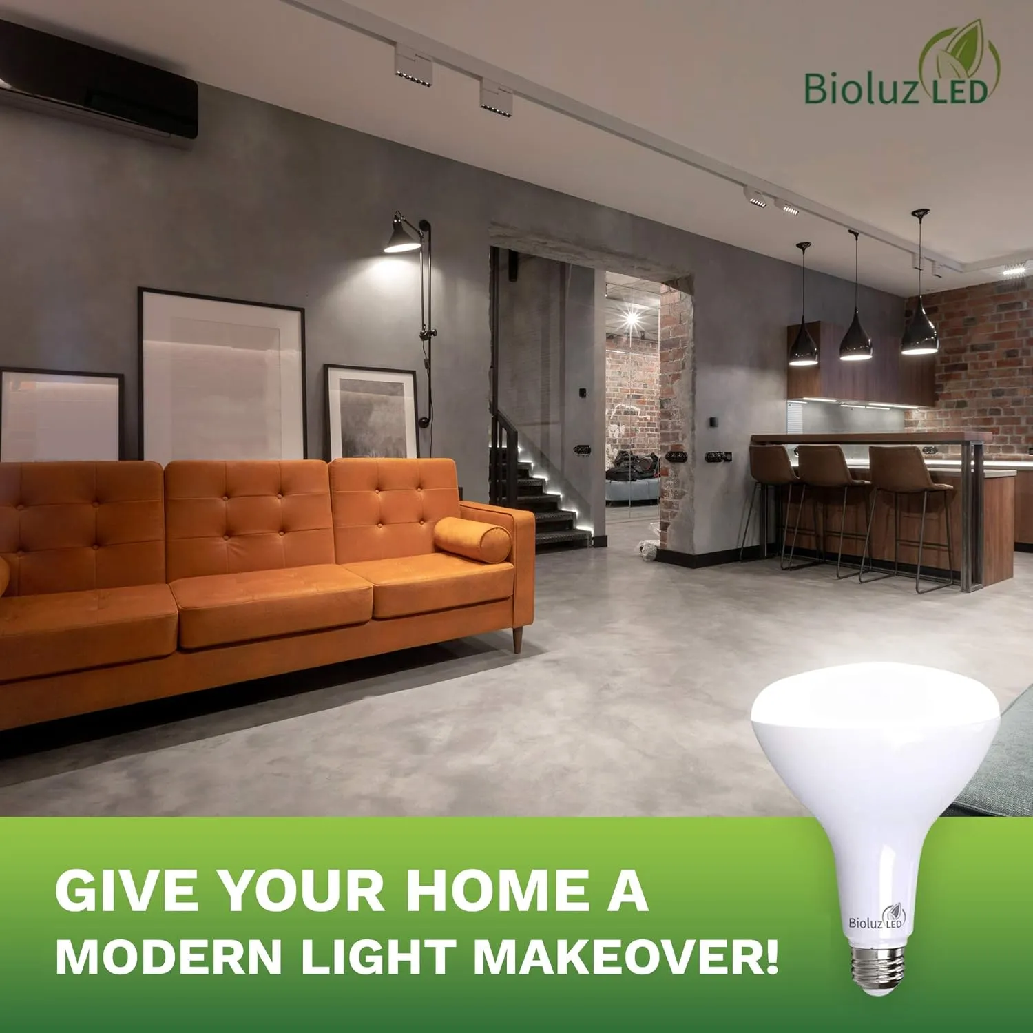Bioluz BR40 LED Light Bulb 90 CRI Light Bulbs - Dimmable Flood Light (Uses 16W) Soft White 3000K Led Bulbs 110° Beam Angle Indoor & Outdoor Lighting Title 20 High Efficacy Lightbulb - Pack of 10