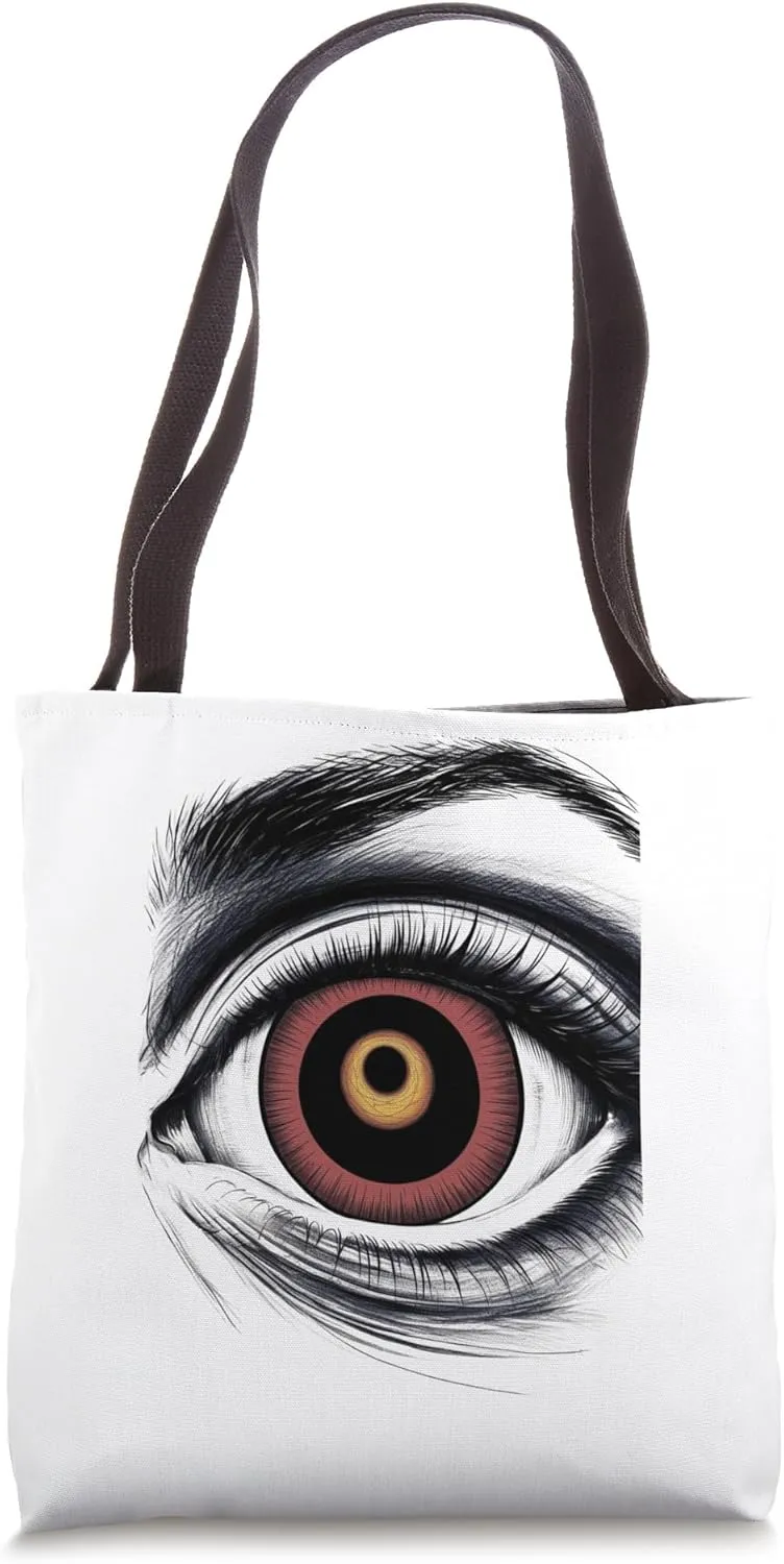 Black Hole Eyeball Paradox | Surreal Quantum Realm Tote Bag