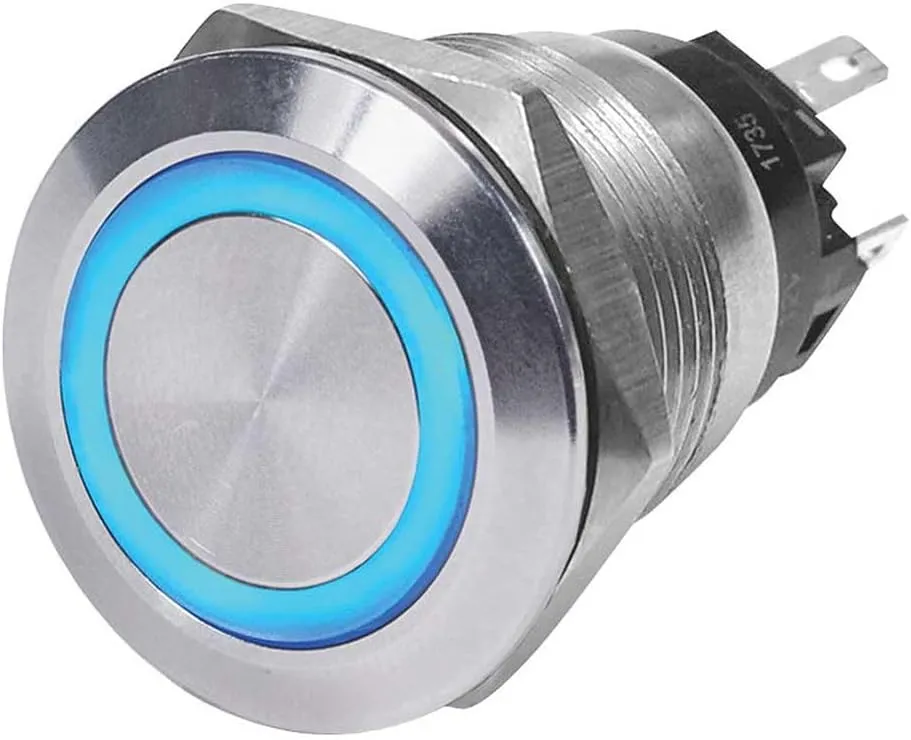Blue Sea Systems 4160 Switch Button 10A OFF-ON BLUE