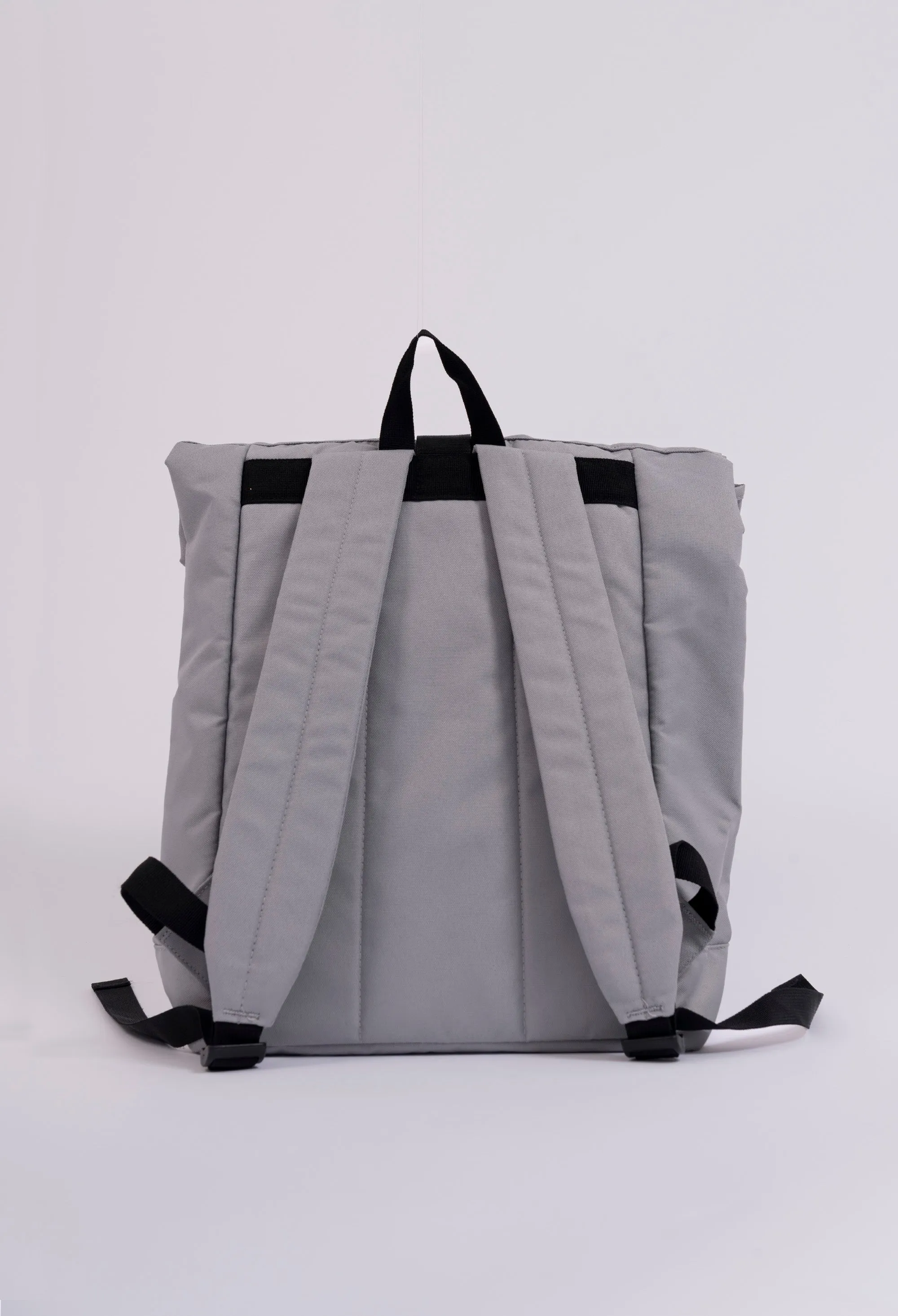 blue tit recycled roll-top backpack