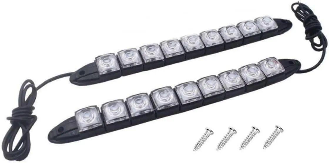 Boat Led Lights 2 Pack Navigational Decorative Strip Reversing Stop Running Fog Brake Marine Lights Durable Easy Install