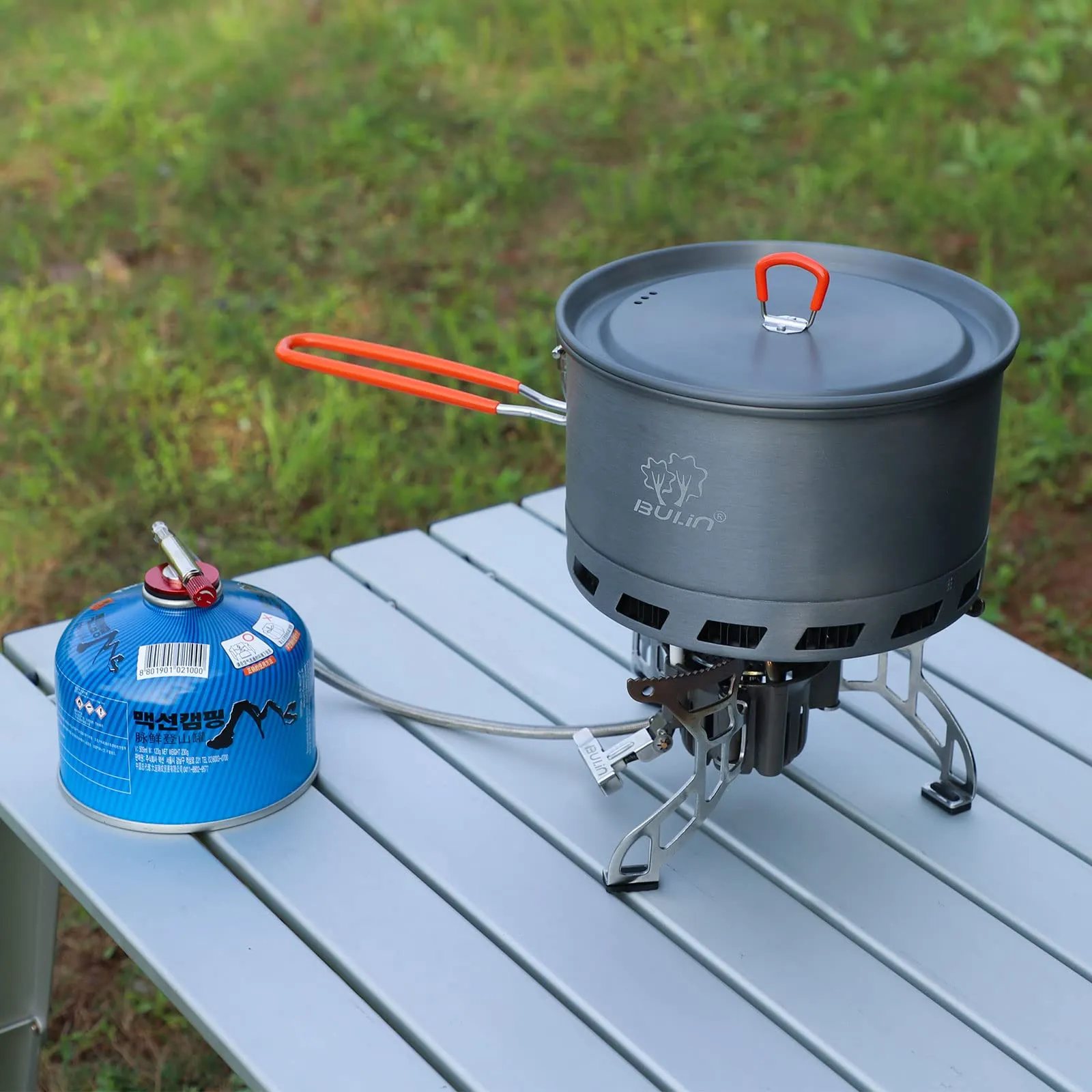 BULIN Camping Cooking Pot with Heat Exchanger