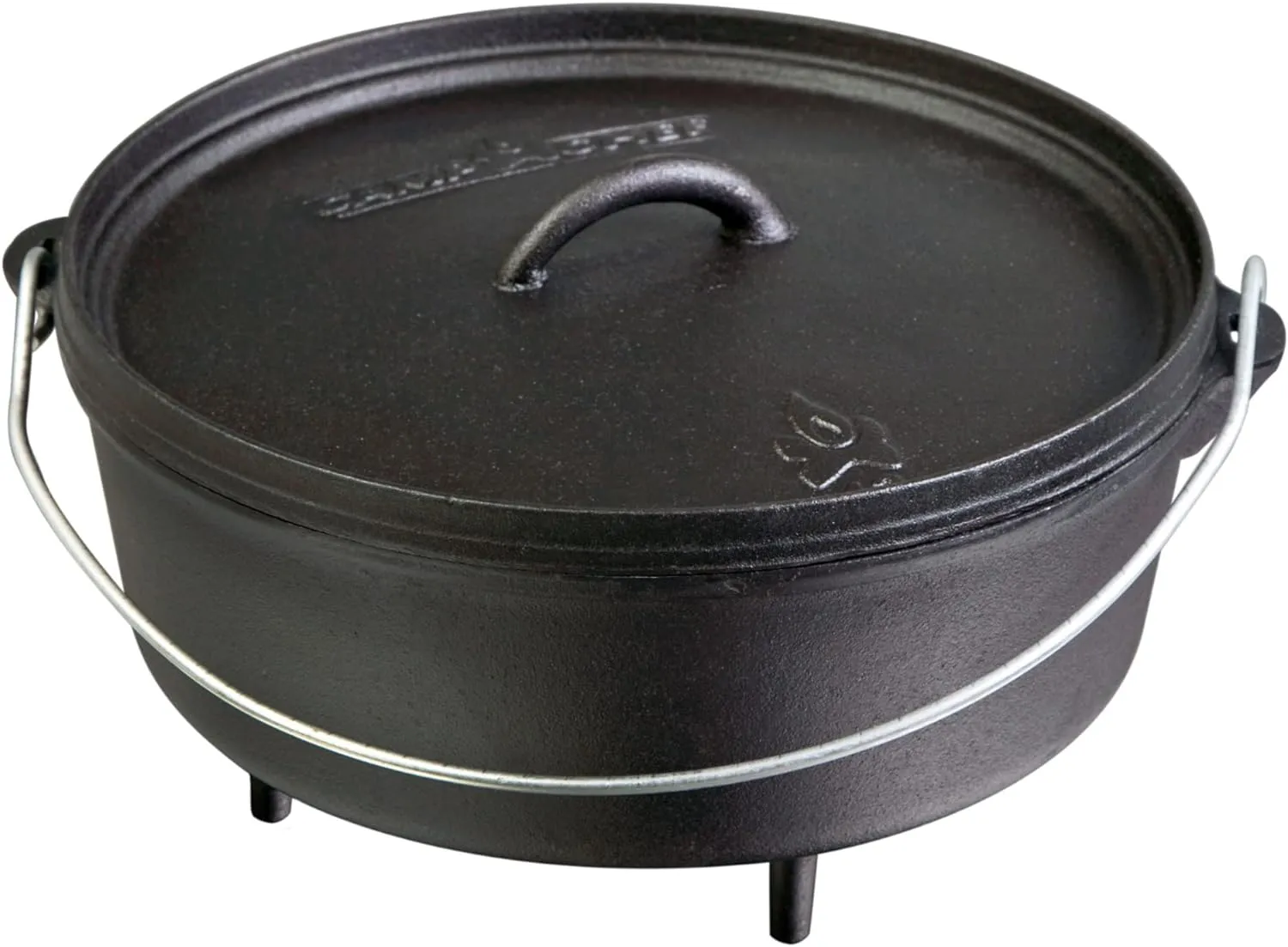 Camp Chef Classic 10 Dutch Oven - Cast Iron Dutch Oven Pot with Lid for Indoor & Outdoor Cooking - 10" Dutch Oven - 4 Quarts