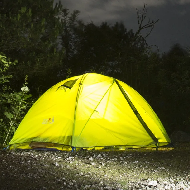 Camping Ultralight Tent 1-3 Person 3 Season Double Layer Waterproof Aluminum Tent Comfort