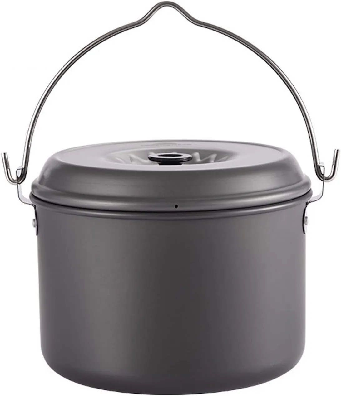 CAMPINGMOON Camping Pot 4-Quart Portable Campfire Cooking Hanging Pot Lightweight Aluminum MC-230