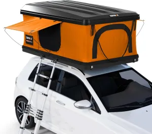 Car Roof Top Tent Classic - Sleeps 2 People - Four Season Camping - Tent Box Roof Tent FITS Most Cars - Gas Assisted Opening, 60 Seconds Set-Up