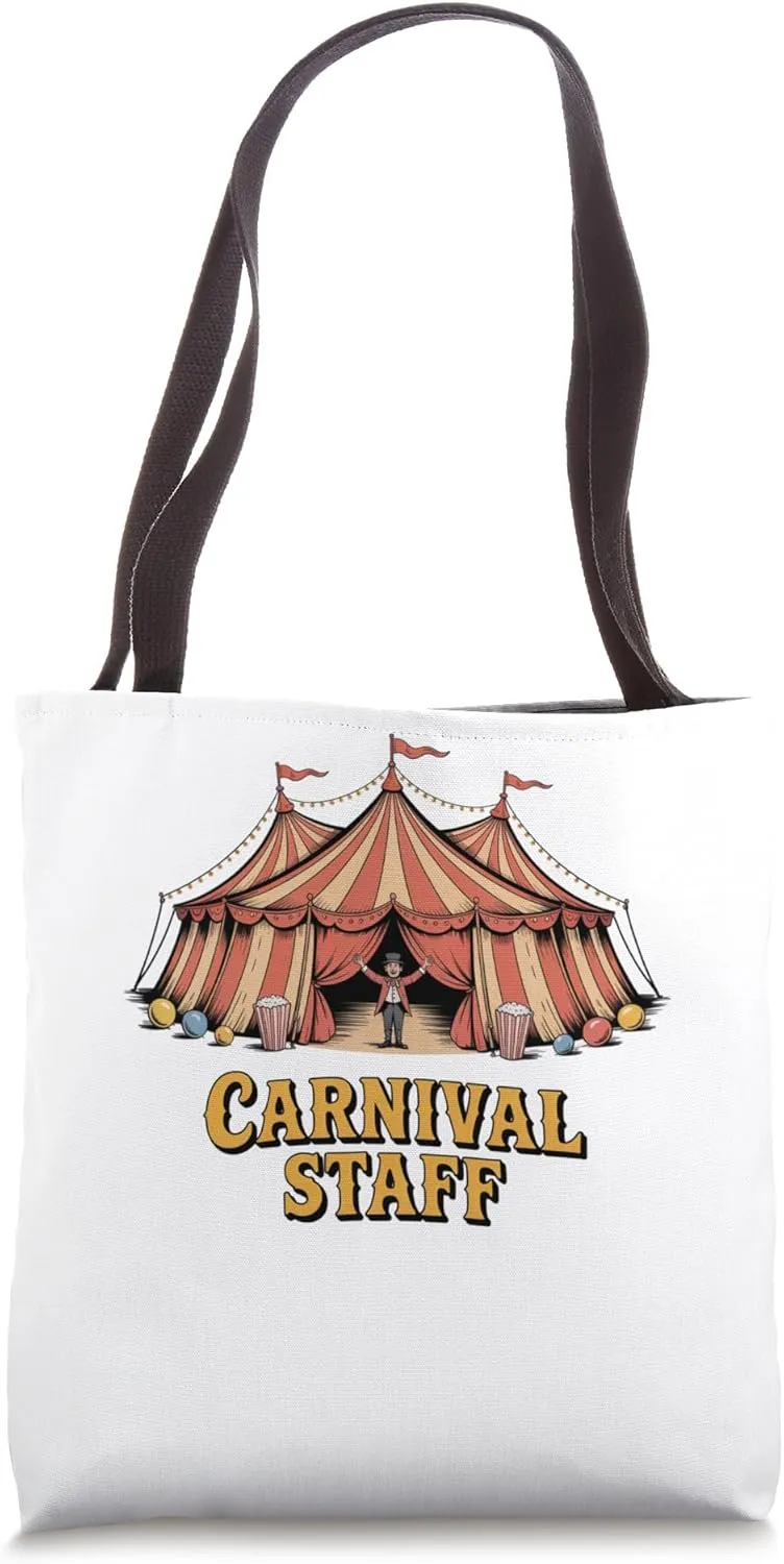 Carnival Staff Circus Event Carnival Birthday Ringmaster Set Tote Bag