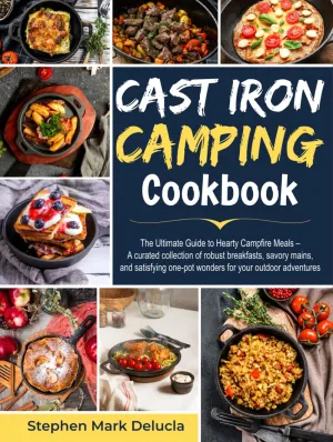Cast Iron Camping Cookbook: The Ultimate Guide To Hearty Campfire Meals – A Curated Collection Of Robust Breakfasts, Savory Mains, And Satisfying One-pot Wonders For Your Outdoor Adventures Hardcover – March 4, 2025