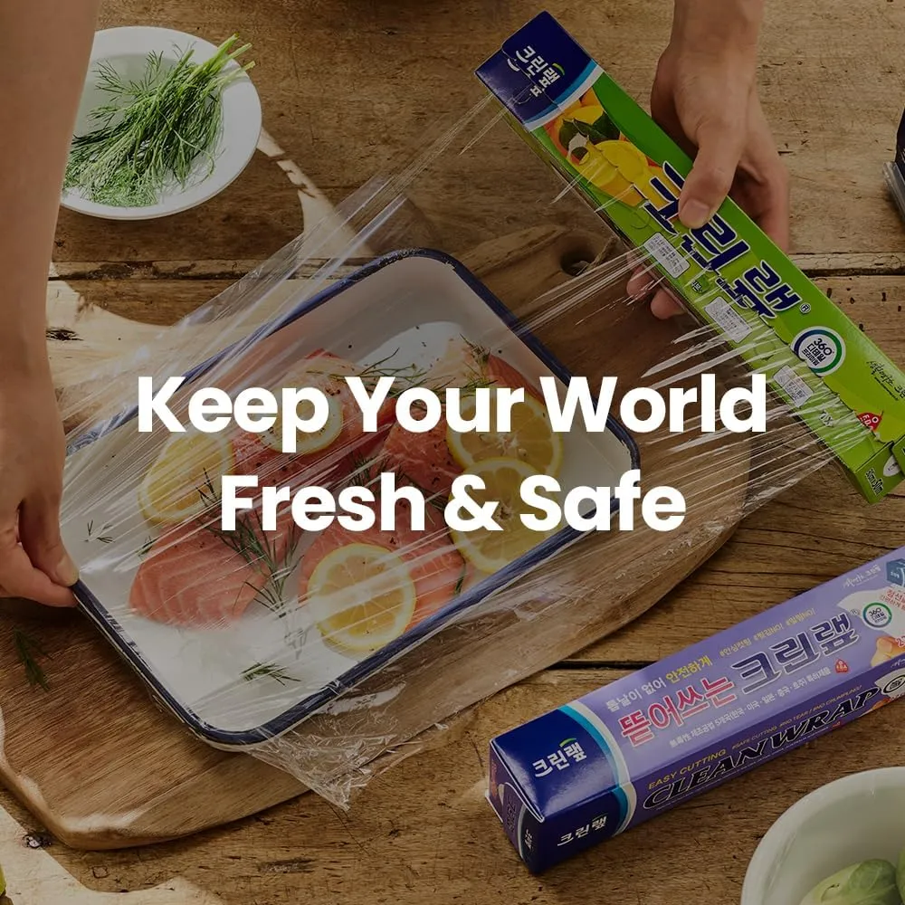 CLEANWRAP Food Storage Roll Bags (11.81 * 15.74-500 PCS) - Mothers Day Gifts for Mom I Food Plastic Bags, Mini Plastic Bags, Plastic Bread Bags, Roll Plastic Bags, Plastic Produce Bag