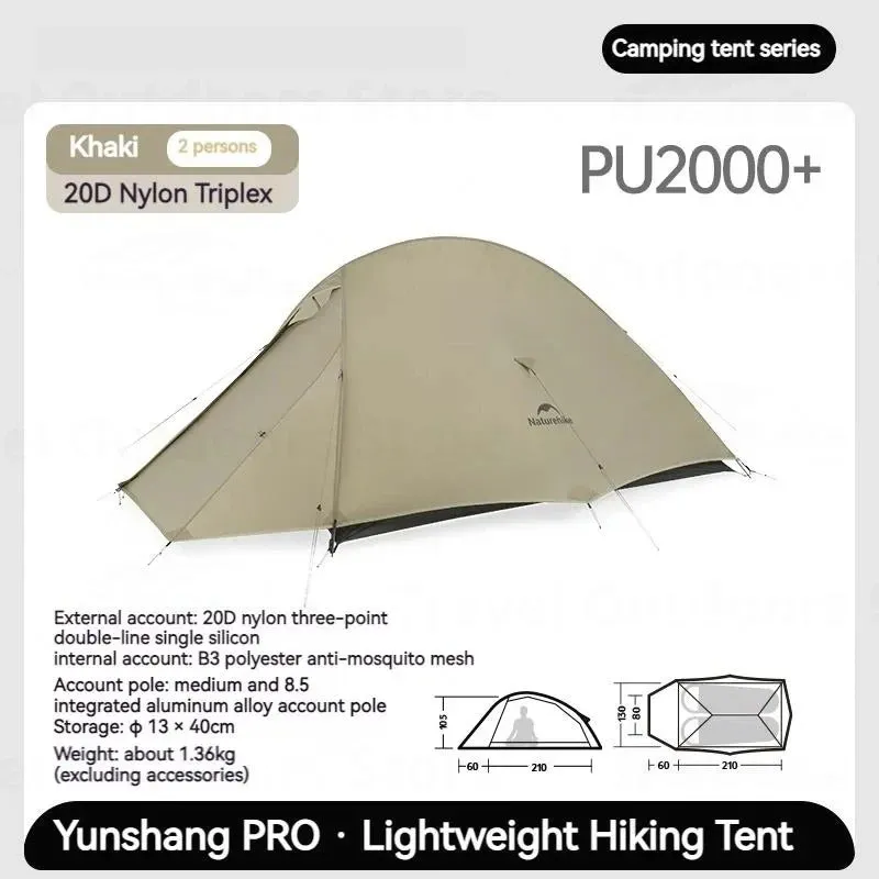Cloud Up Pro 2 Persons Tent 20D