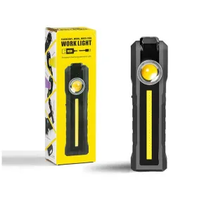 COB-LEDs Work Light - Rechargeable, Magnetic, 100 ~ 300 Lumens, 3hrs/8hrs time