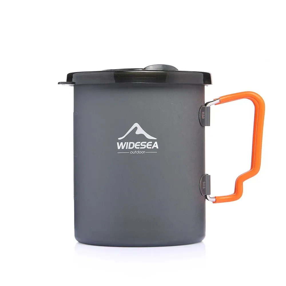 Coffee Pot with French Press – Outdoor Cookware for Hiking and Trekking