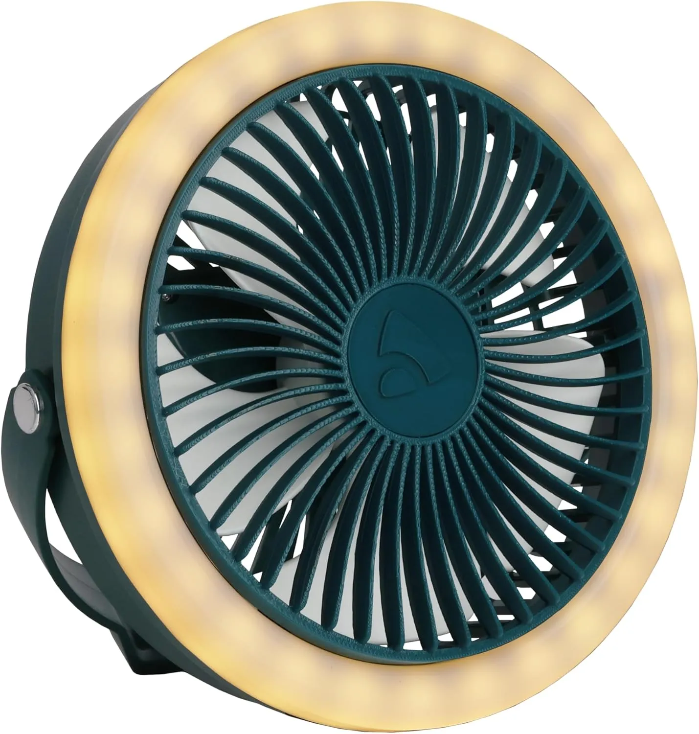Coghlan's Camping Fan with LED Ring Light – Portable Cordless Rechargeable USB-C Battery Fan with Hanging Hook for Tents, Car, RV, Emergency, Travel, Hiking