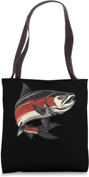 Coho Salmon Tote Bag