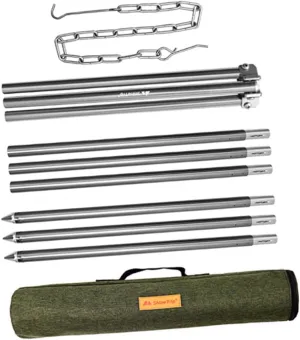 Cookware Rack for Campfire Camping Cooking Accessories Tripod Grill for Camping Outdoor Adventure