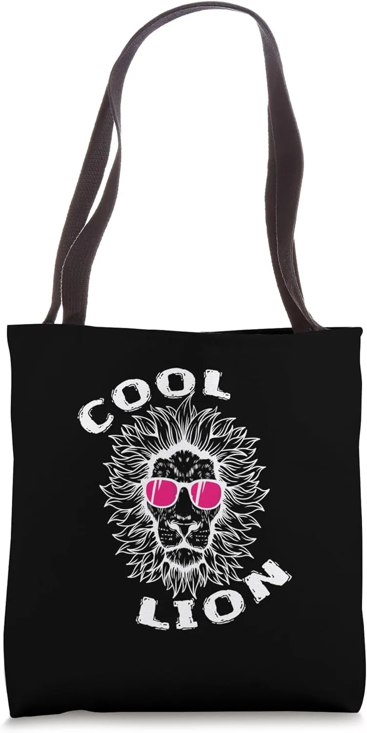 Cool Lion Tote Bag