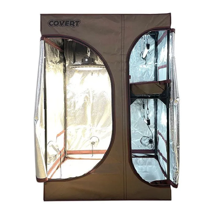 Covert 2' x 2' 150 Watt UFO LED Grow Tent Kit With Automated Ventilation Package