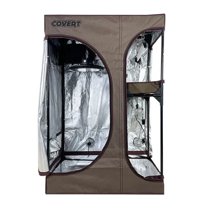 Covert 2' x 3' Perpetual Harvest Multi-Chamber 150 Watt UFO LED Grow Tent Kit With Automated Ventilation Package