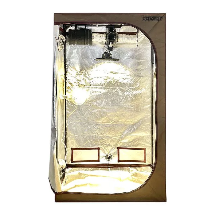 Covert 2' x 4' 150 Watt UFO LED Grow Tent Kit With Automated Ventilation Package