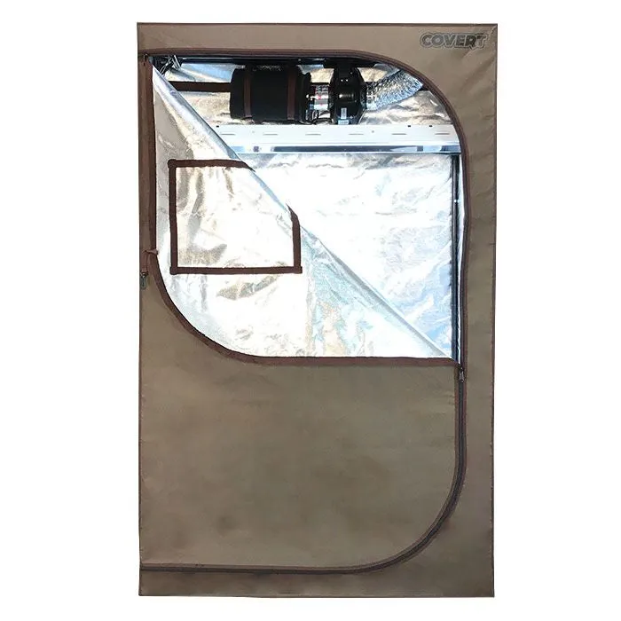 Covert 2' x 4' Fluorescent T5 Grow Tent Kit With Automated Ventilation Package