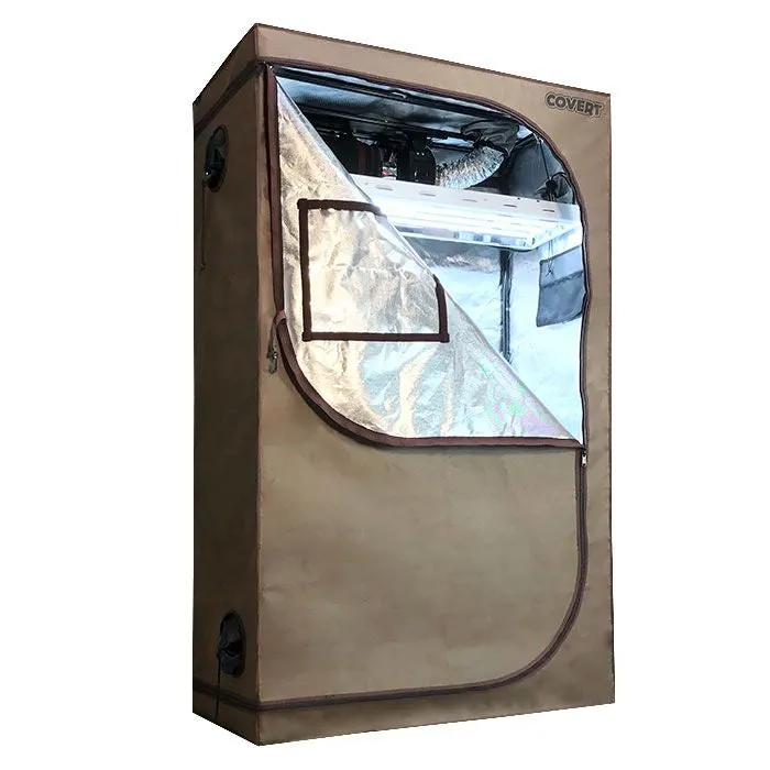 Covert 2' x 4' Fluorescent T5 Grow Tent Kit With Automated Ventilation Package