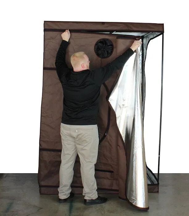 Covert 2' x 4' Fluorescent T5 Grow Tent Kit With Automated Ventilation Package