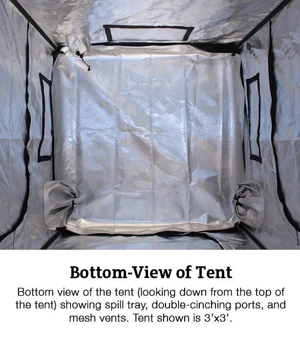 Covert 2' x 4' Fluorescent T5 Grow Tent Kit With Automated Ventilation Package