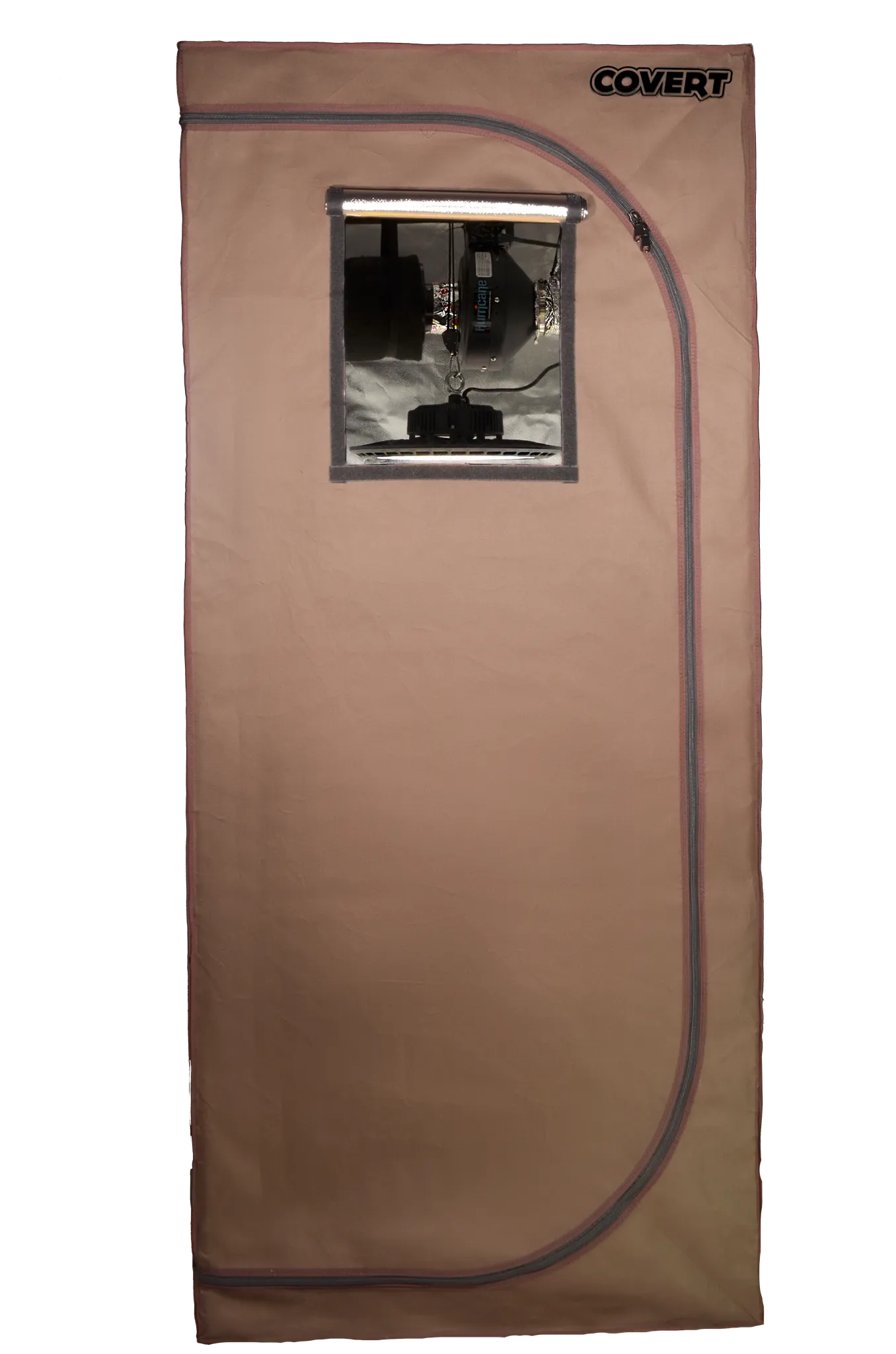 Covert 3' x 3' 150 Watt UFO LED Grow Tent Kit With Automated Ventilation Package
