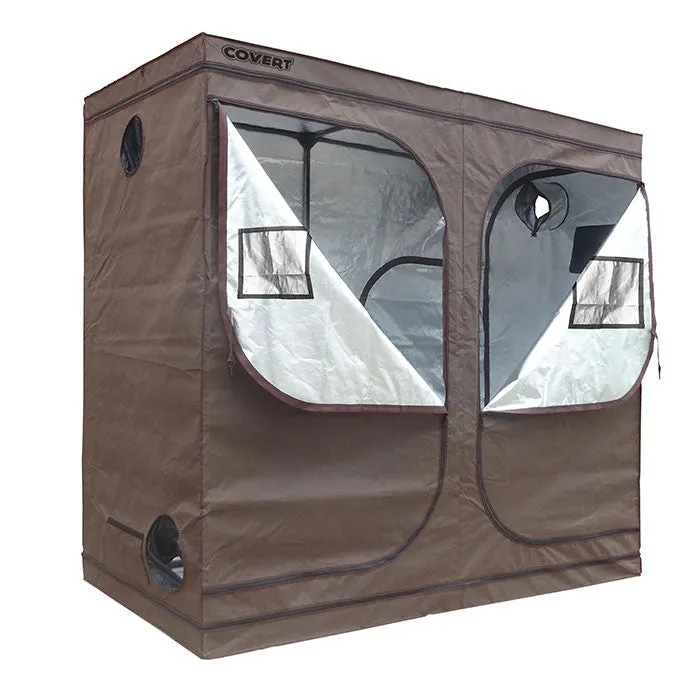 Covert 4' x 8' Growers Choice ROI-E420 LED Grow Tent Kit With Automated Ventilation Package