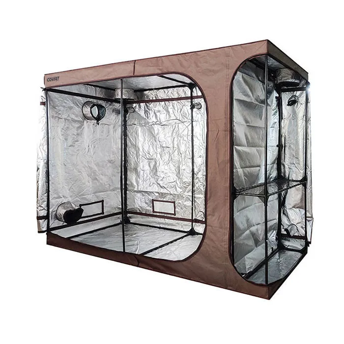 Covert 4' x 9' LED-X 250 Perpetual Harvest Multi-Chamber Grow Tent Kit With Automated Ventilation Package