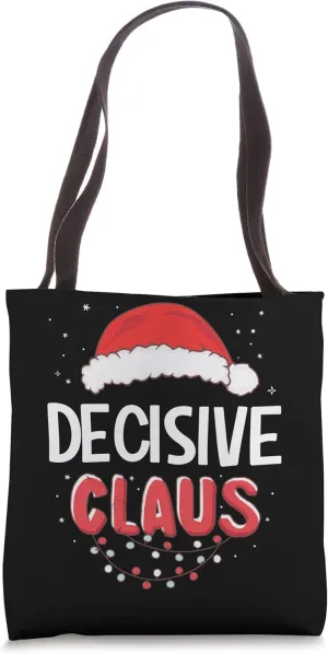 Decisive Santa Claus Christmas Matching Costume Tote Bag