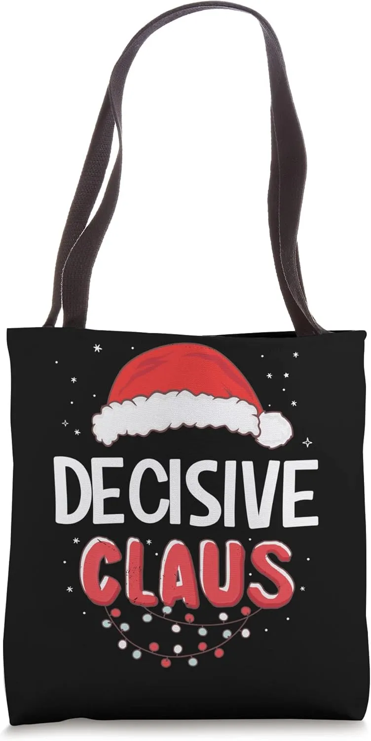 Decisive Santa Claus Christmas Matching Costume Tote Bag