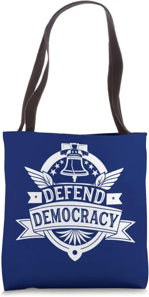 Defend Democracy Tote Bag