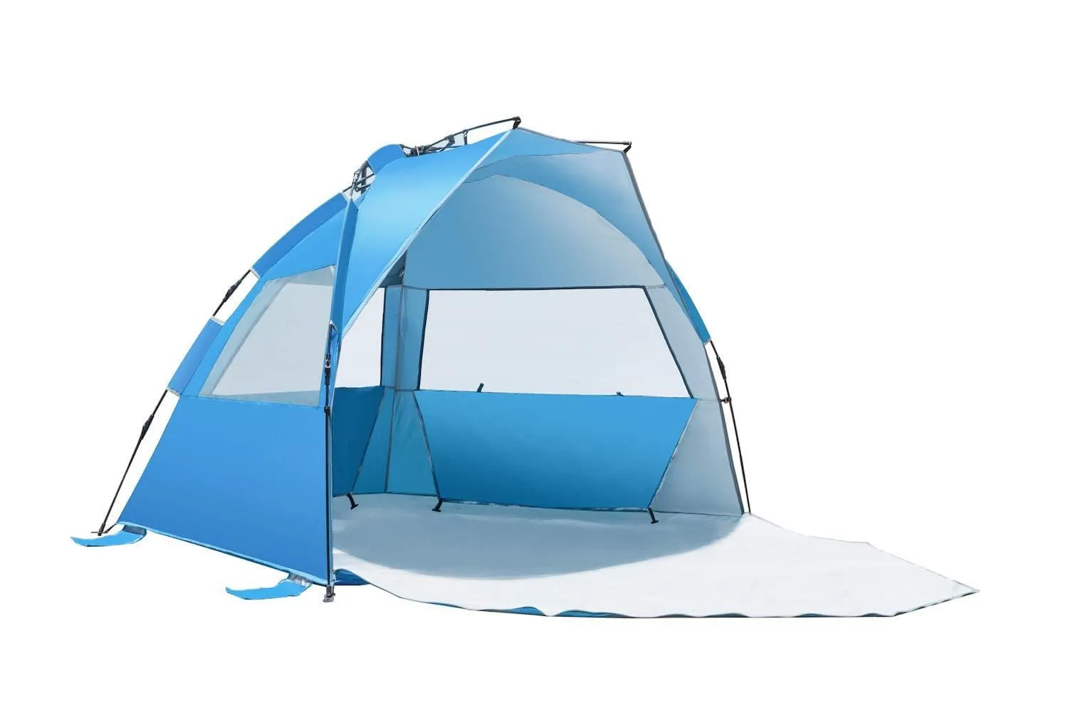 Deluxe Large Beach Tent for 4 Person, Blue