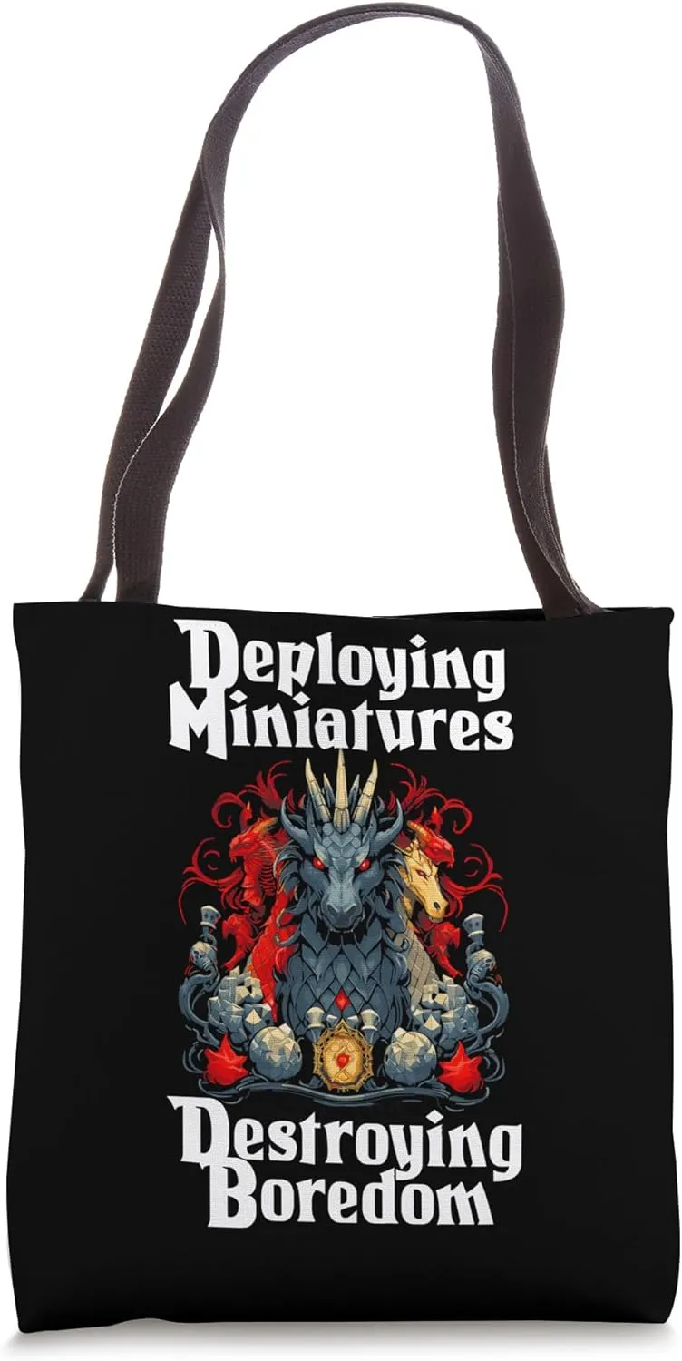Deploying Miniatures Destroying Boredom Tote Bag