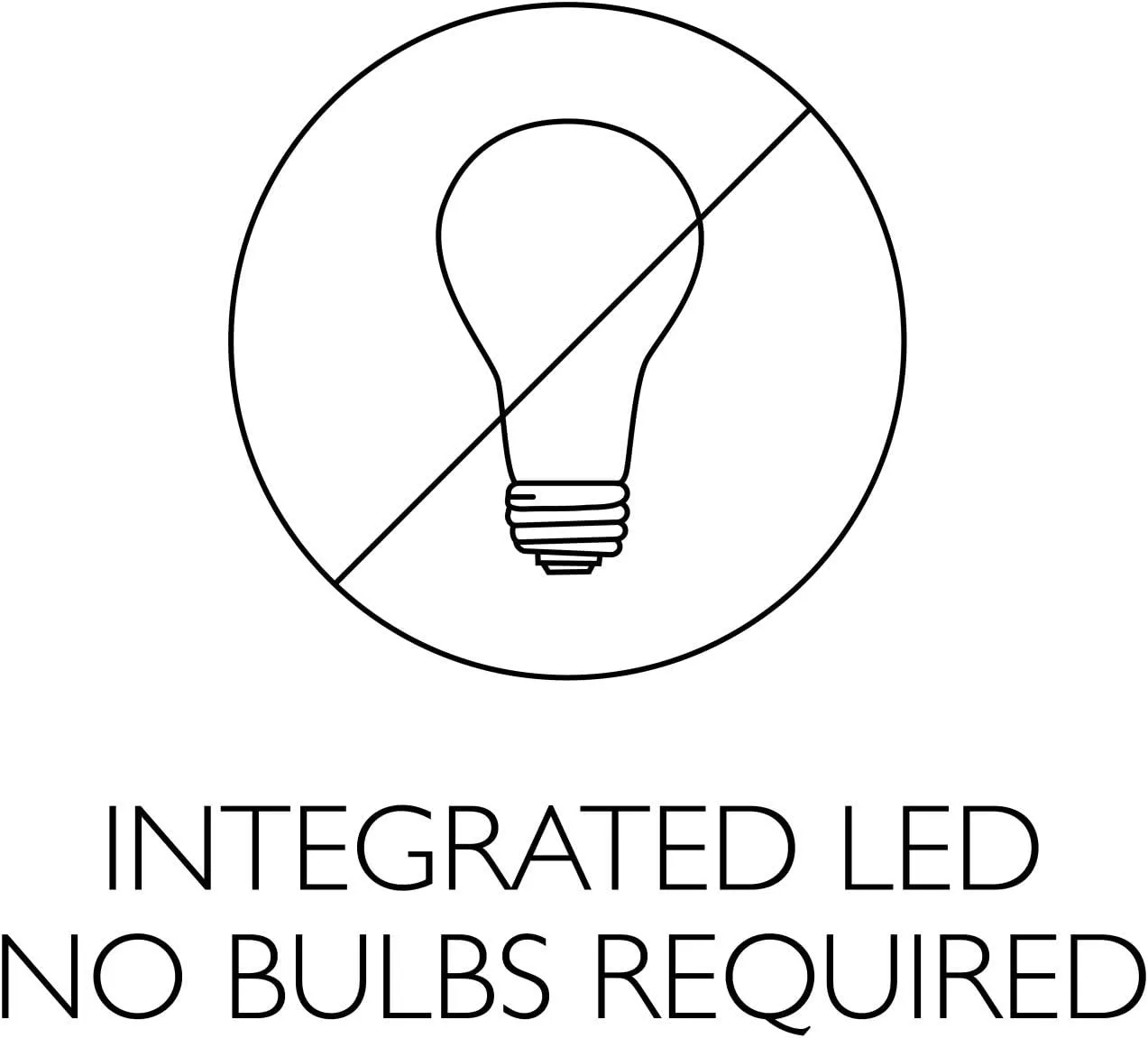 Design House Washburn LED Outdoor/Indoor Ceiling Light with Clear Seedy Glass, 20W Integrated LED, 3000K Warm Light, 587212