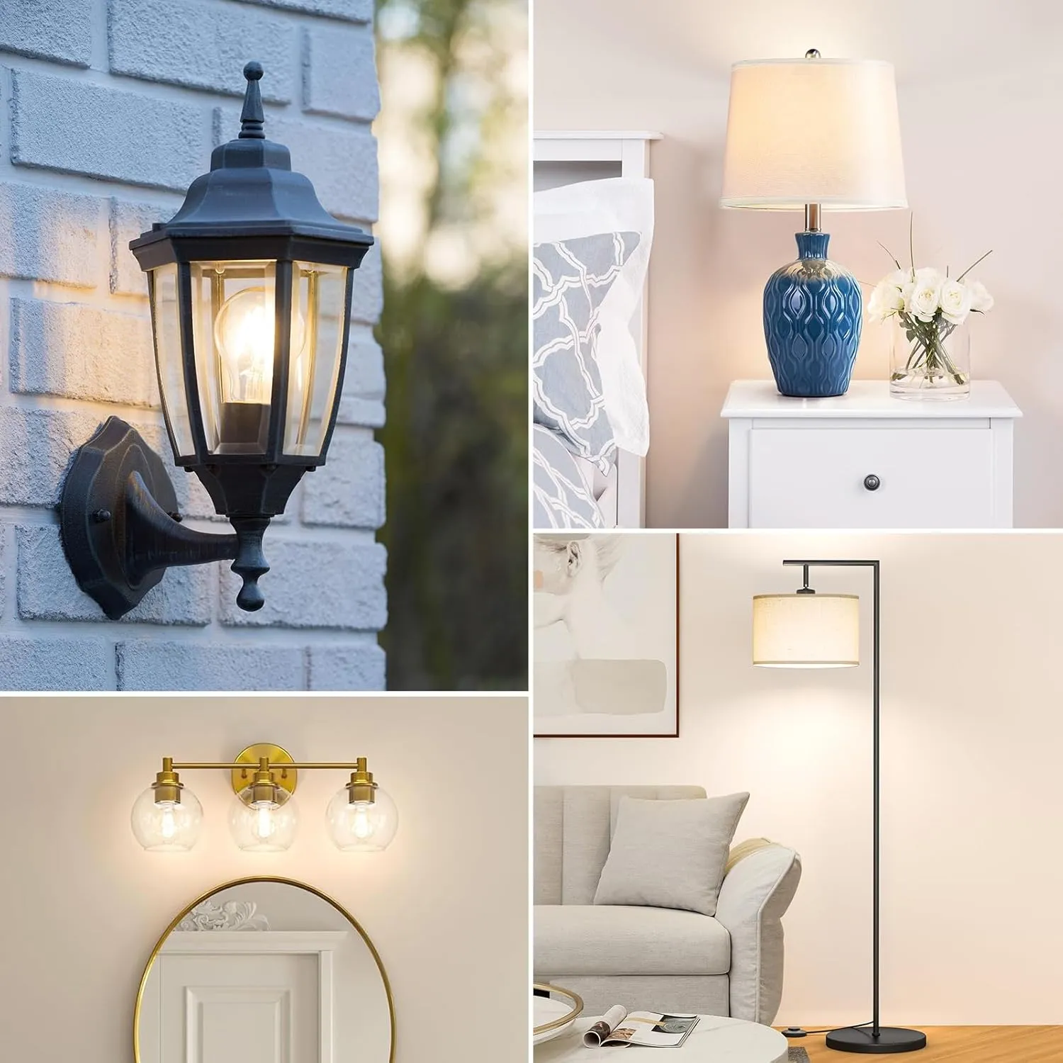 Dimmable LED Light Bulbs 60W Equivalent, 6W 2700K Warm Soft White Light LED Bulbs, A19 LED Bulb 60W Clear Glass Antique Bulb for Living Room Bedroom Outdoor, 750LM, CRI85, E26 Base, 6 Packs
